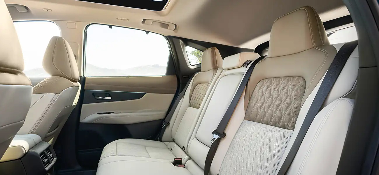 Nissan engineers worked to enhance rear-seat crash test performance in the 2025 Murano.