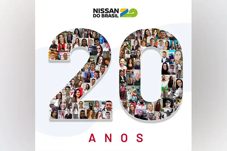 Uma colagem de imagens para comemorar 20 anos
