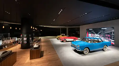 A Skyline Sport, Silvia and Datsun 14 Roadster on display