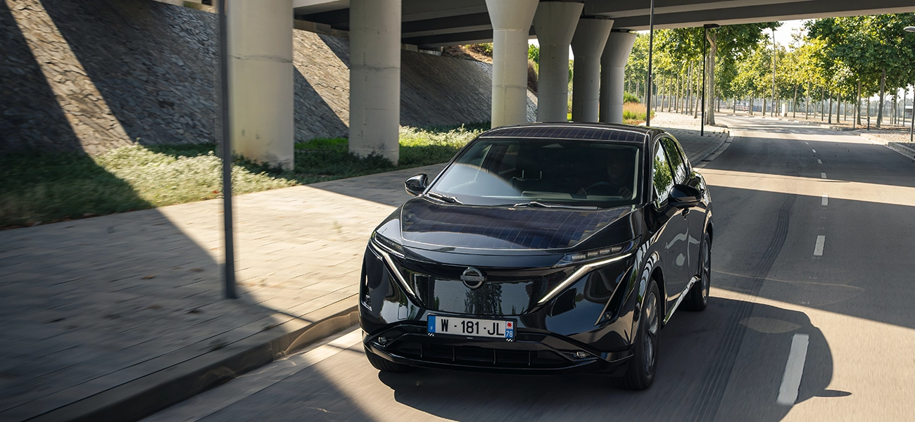 Nissan Qashqai mit Solarzellen in der Karosserie