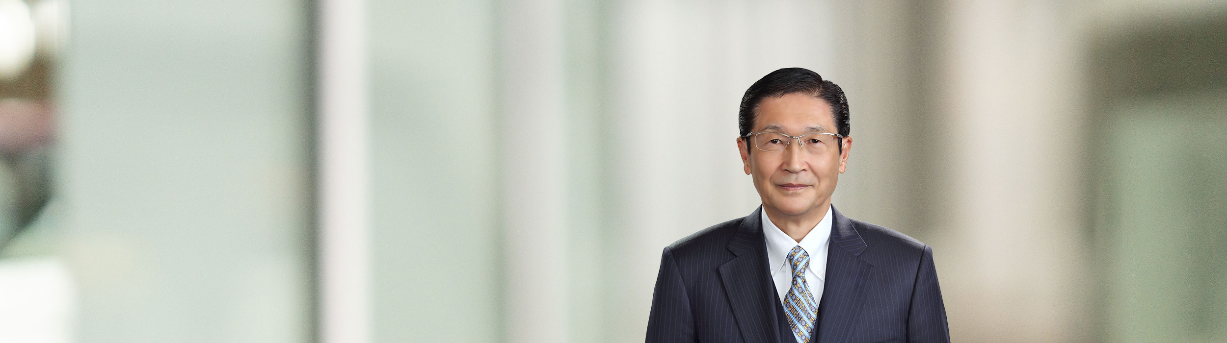 Portrait of Akiyoshi Koji (suit, tie)