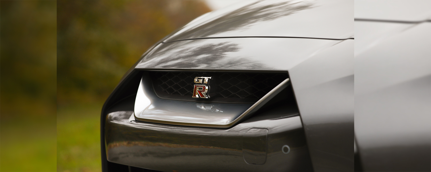 2018 Nissan GT-R front badge with GT-R badging