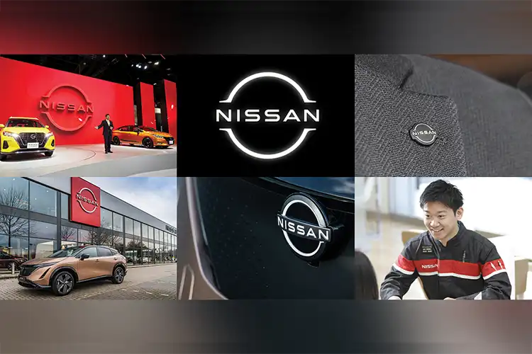 Logotipos de Nissan en diferentes zonas