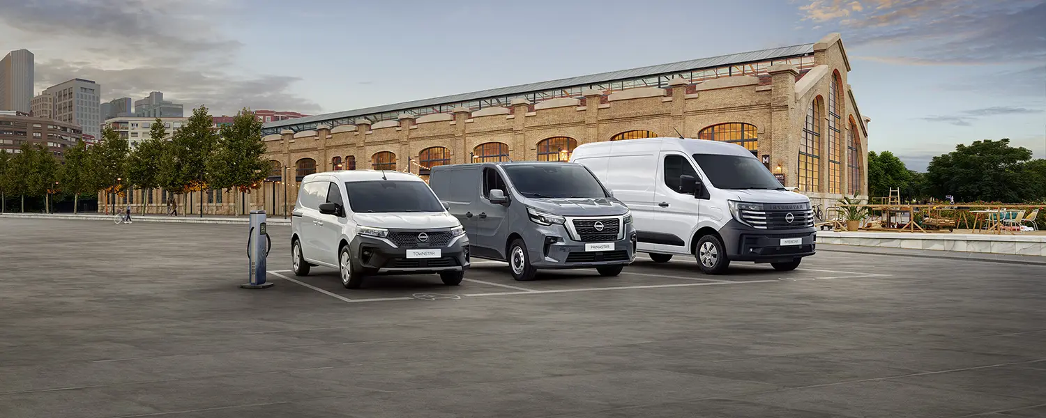 Nissan LCV range with Interstar, Townstar and Primastar