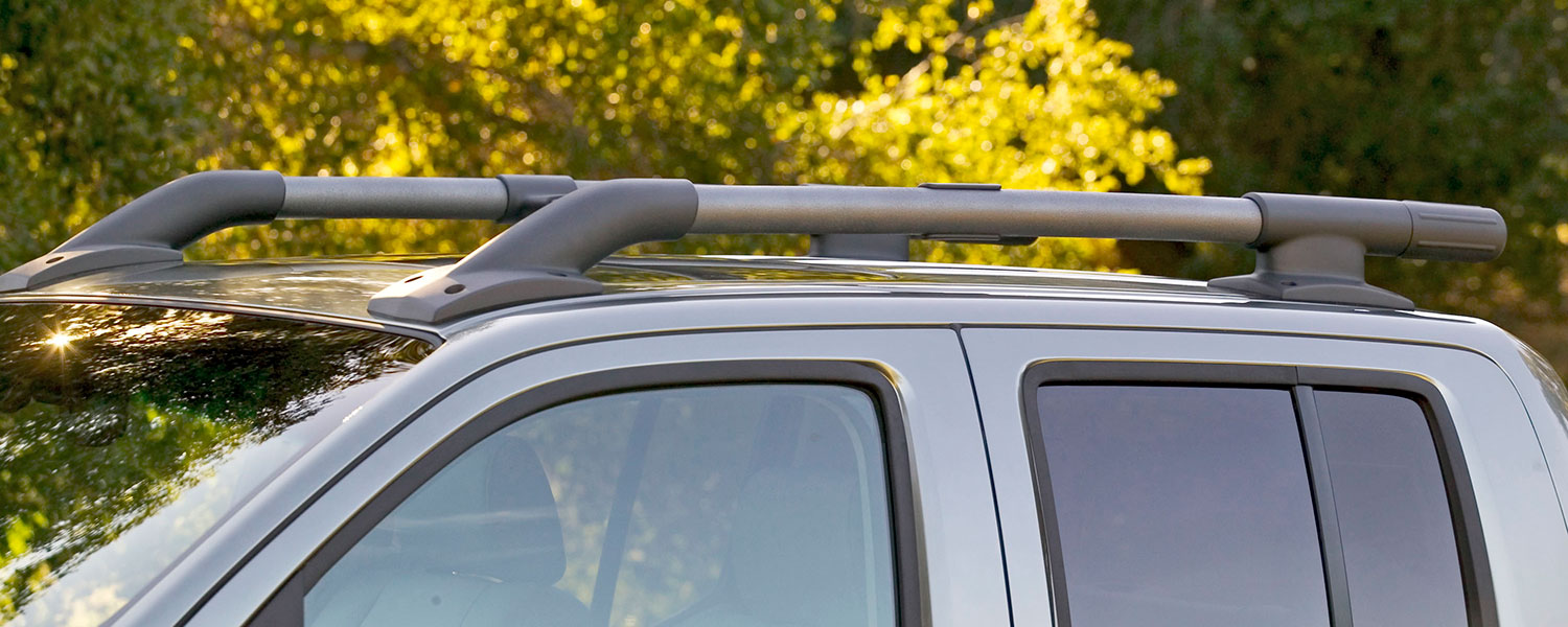 A photo showing the Nissan Frontiers roof rack