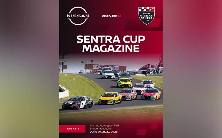 Introducing the second edition of the 2025 Nissan Sentra Cup Magazine