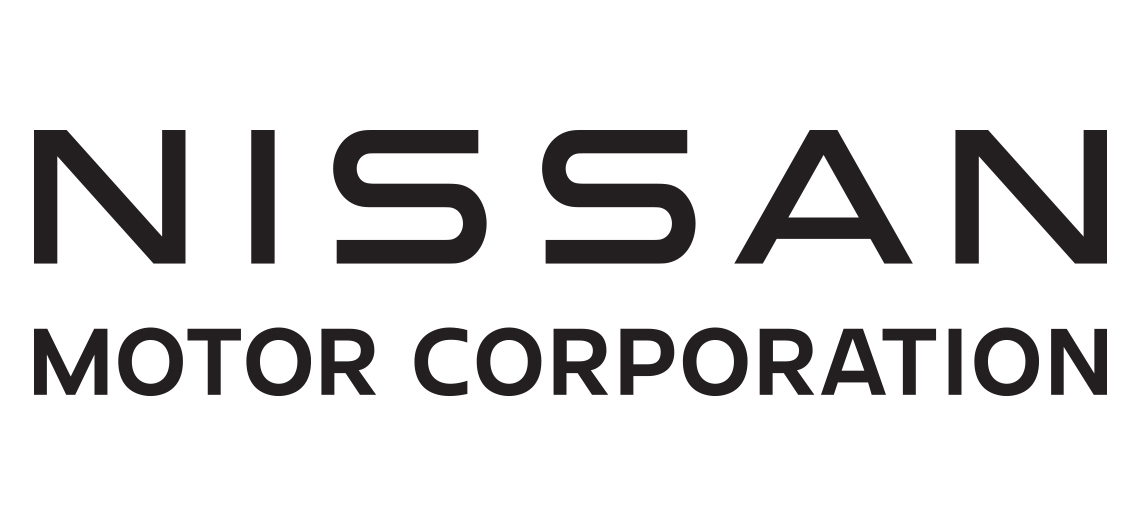 Nissan Motor Corporation logo up close