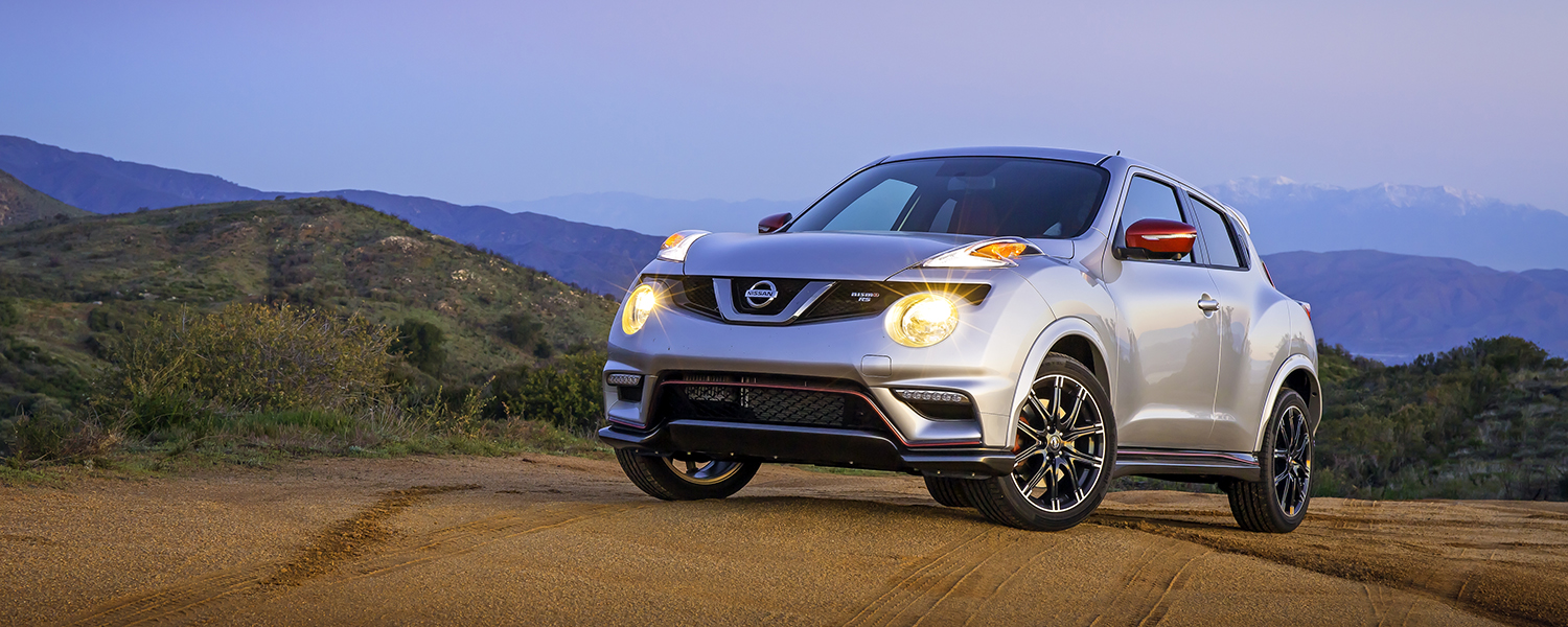2016 Nissan Juke Nismo parked on off-road surface