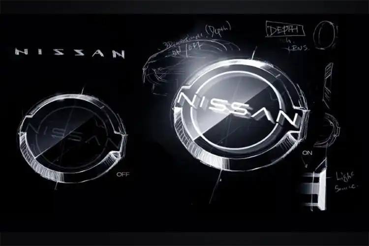 Design conceitual do logotipo da Nissan