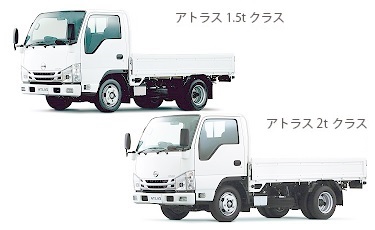 「アトラス 1.5tクラス」を一部仕様向上