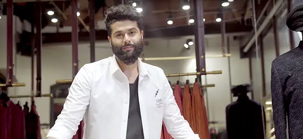 ace Designer Kunal Rawal wearing the Seatbelt shirt