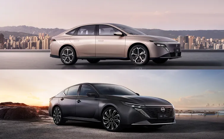 1/18　日産　ティアナ　中国仕様車　左ハンドル 東風日産、中国で新型「N6」PHEVと新型「ティアナ」を公開