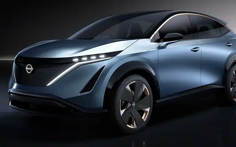 Rendering of the Nissan Ariya