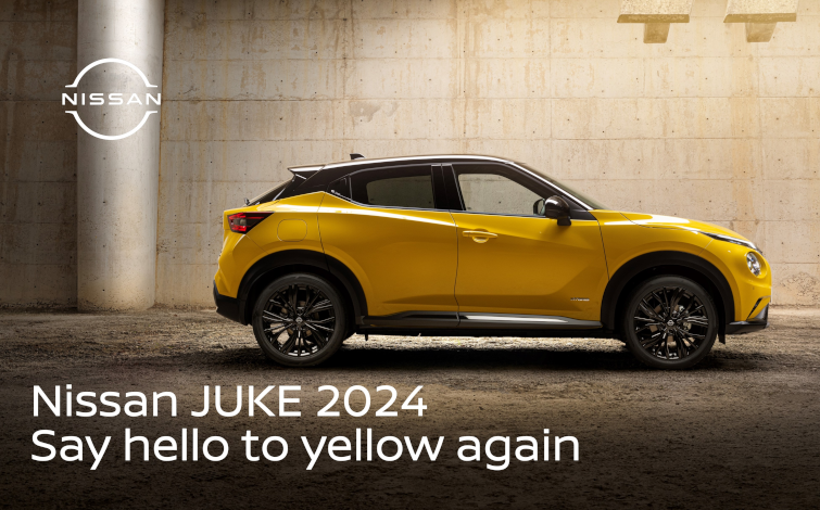Nissan Juke si rinnova e si veste di giallo