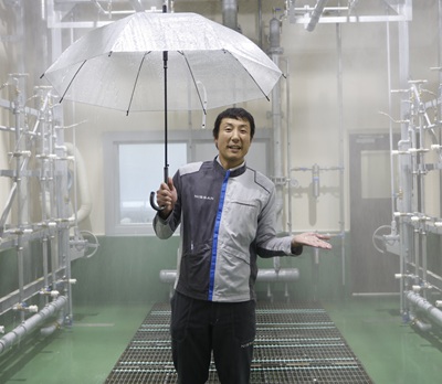 一滴の侵入も許さない水密性能