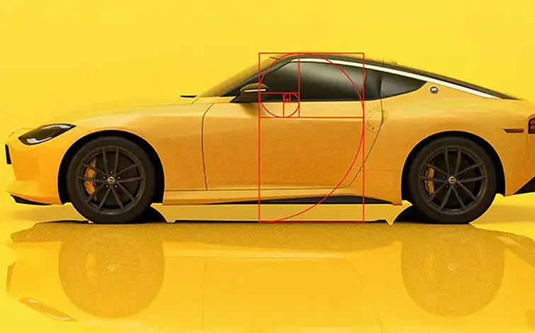 Parked left side view of the Nissan Z
