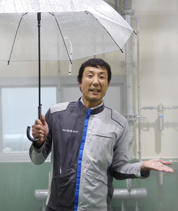 一滴の侵入も許さない水密性能