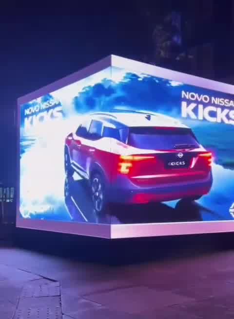 Nissan faz ação 3D inédita com o novo Kicks no Shopping Cidade São Paulo