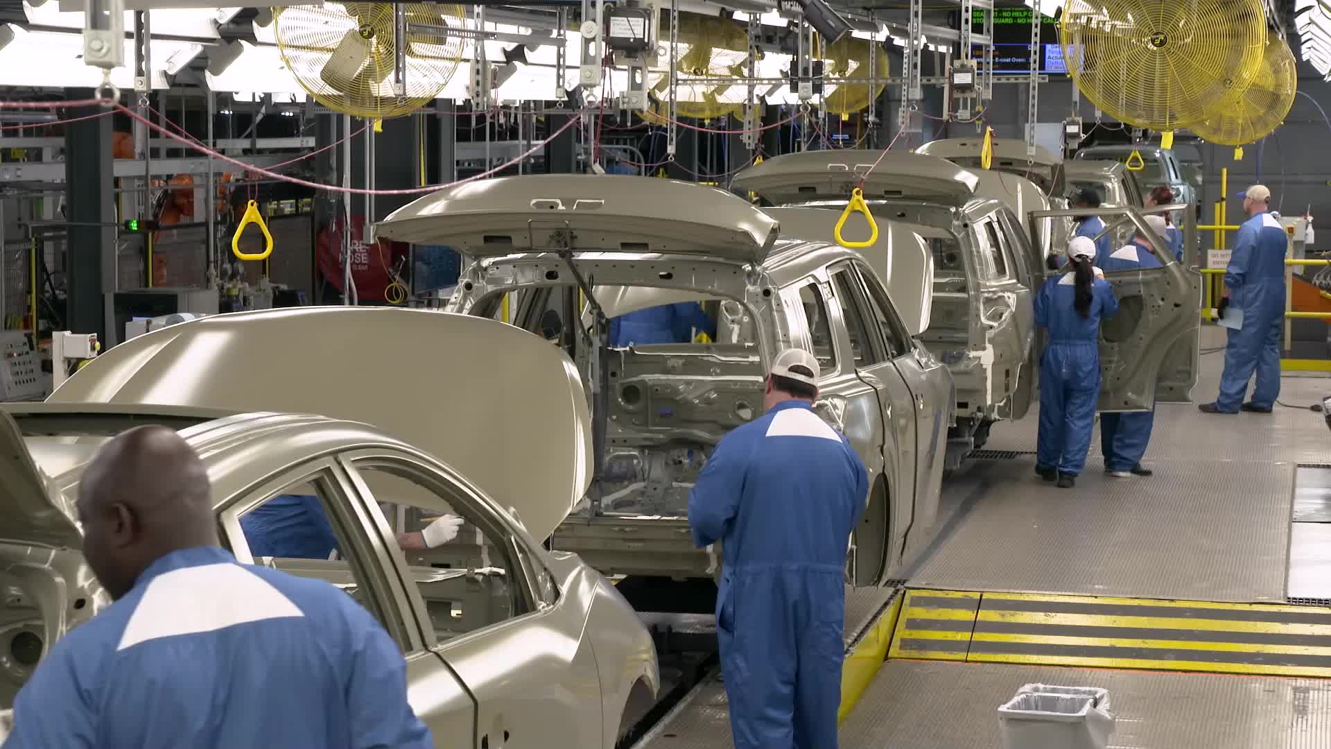 B-Roll: Nissan Smyrna Vehicle Assembly Plant