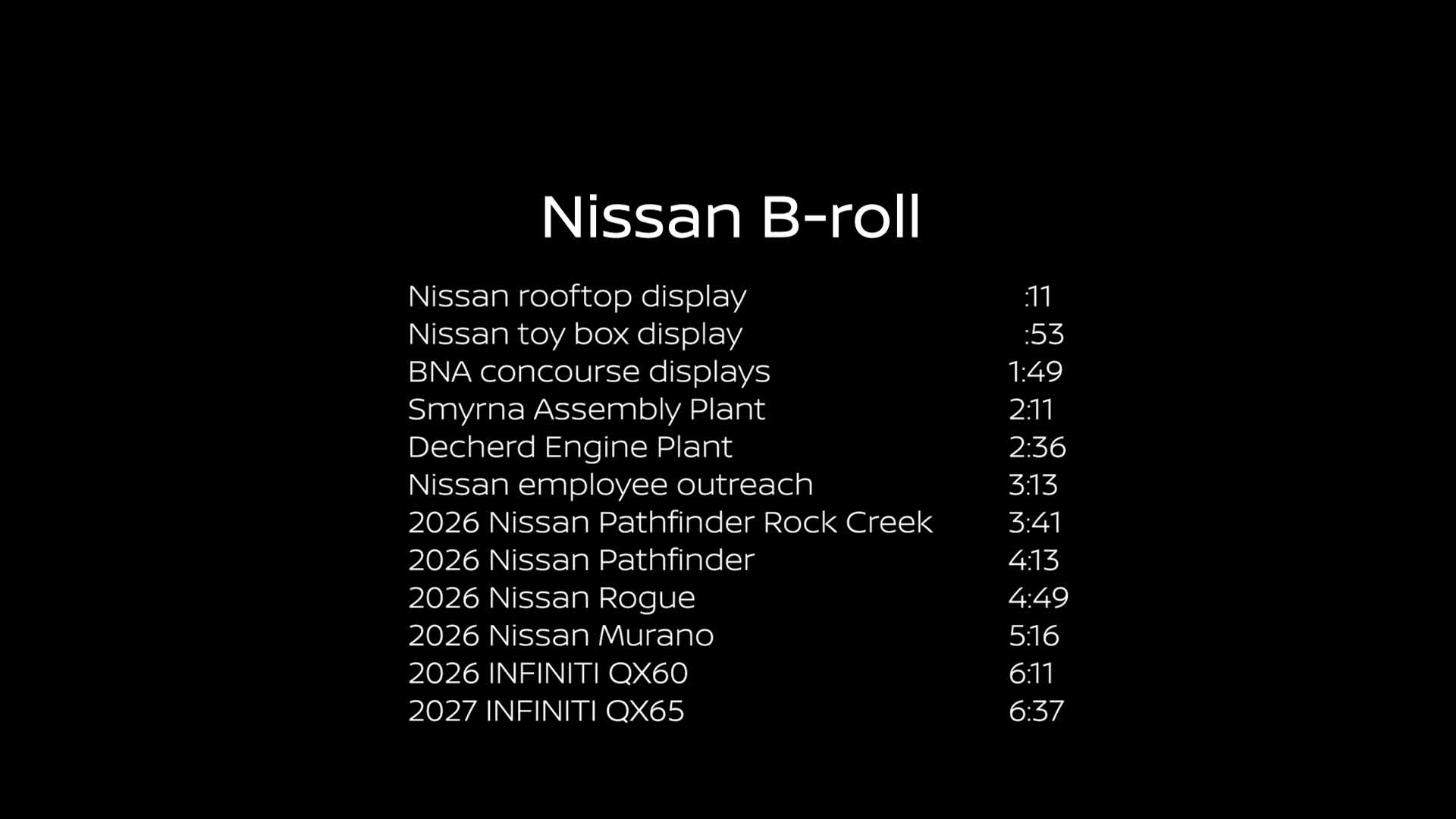 Nissan display welcomes air travelers