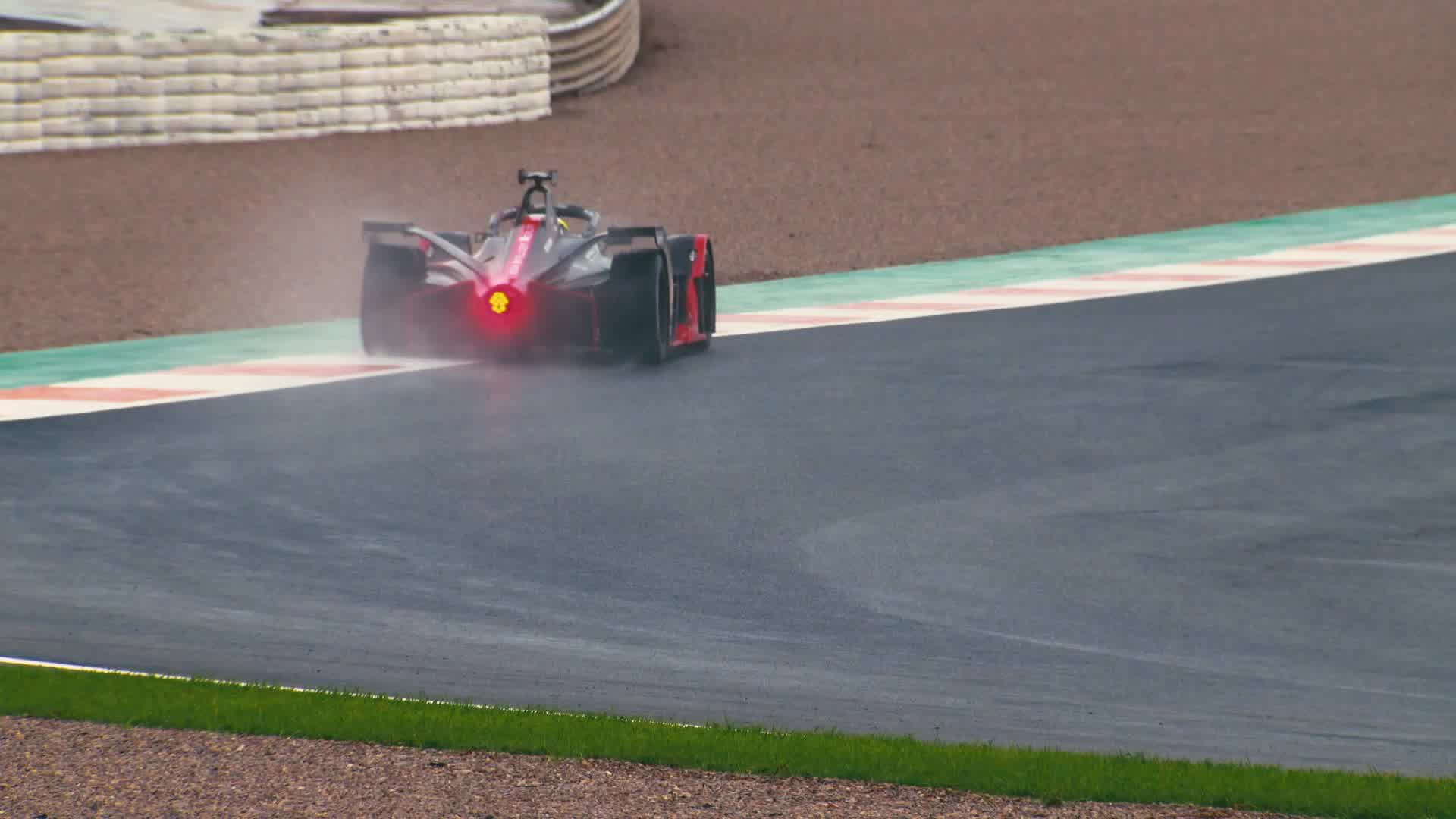 B-roll: Nissan e.dams Formula E on track video 1