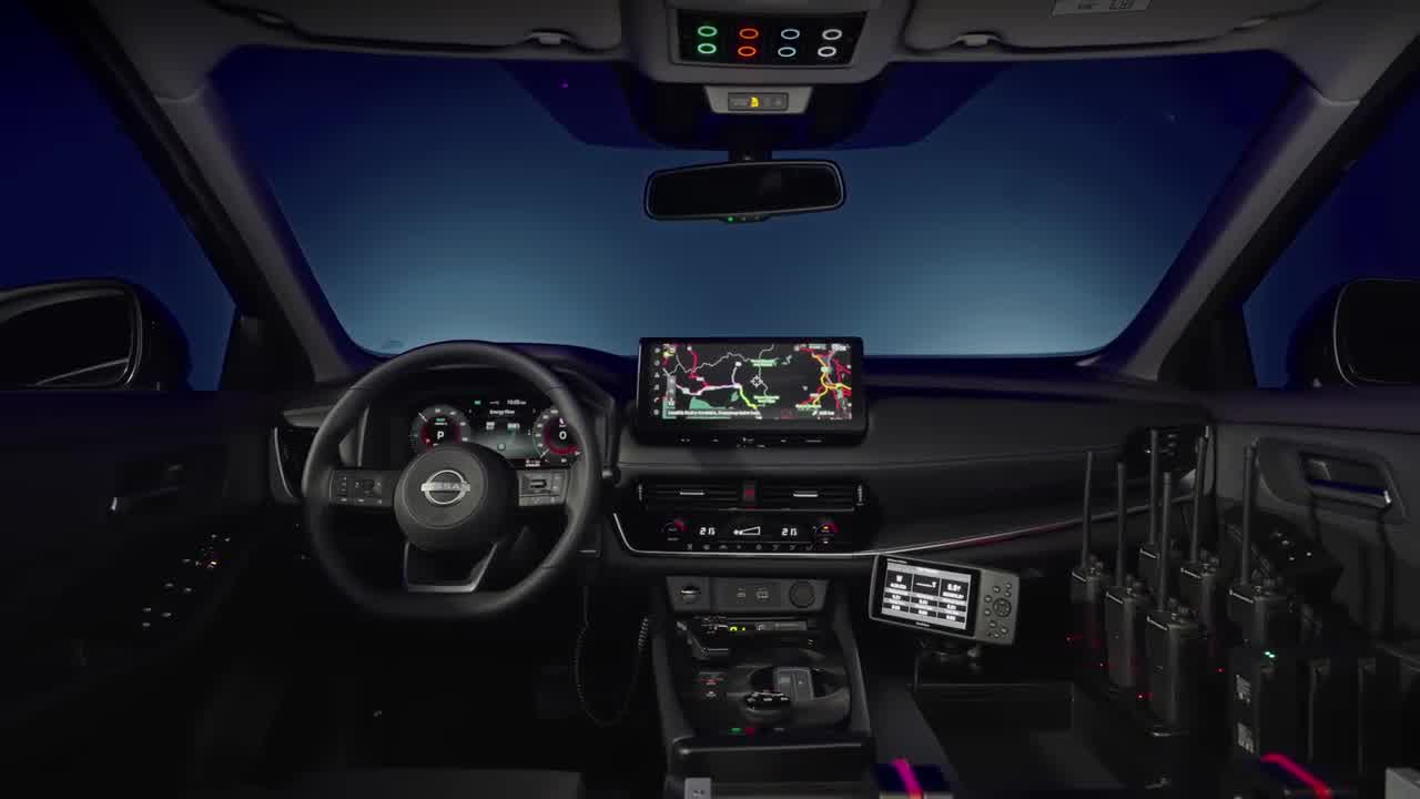 Nissan X‑Trail Mountain Rescue - B-roll video interior